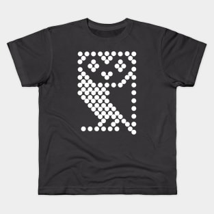 BBC micro vintage computer owl (for dark coloured backgrounds) Kids T-Shirt